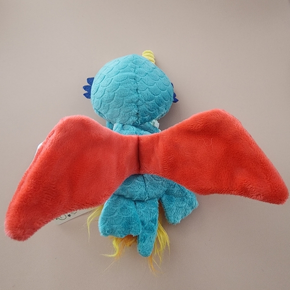 Hackleback the Dragon Dog Toy-Whip N Wings, Crazy Crinkle & Squeaker Dog Toy - Picture 2 of 7